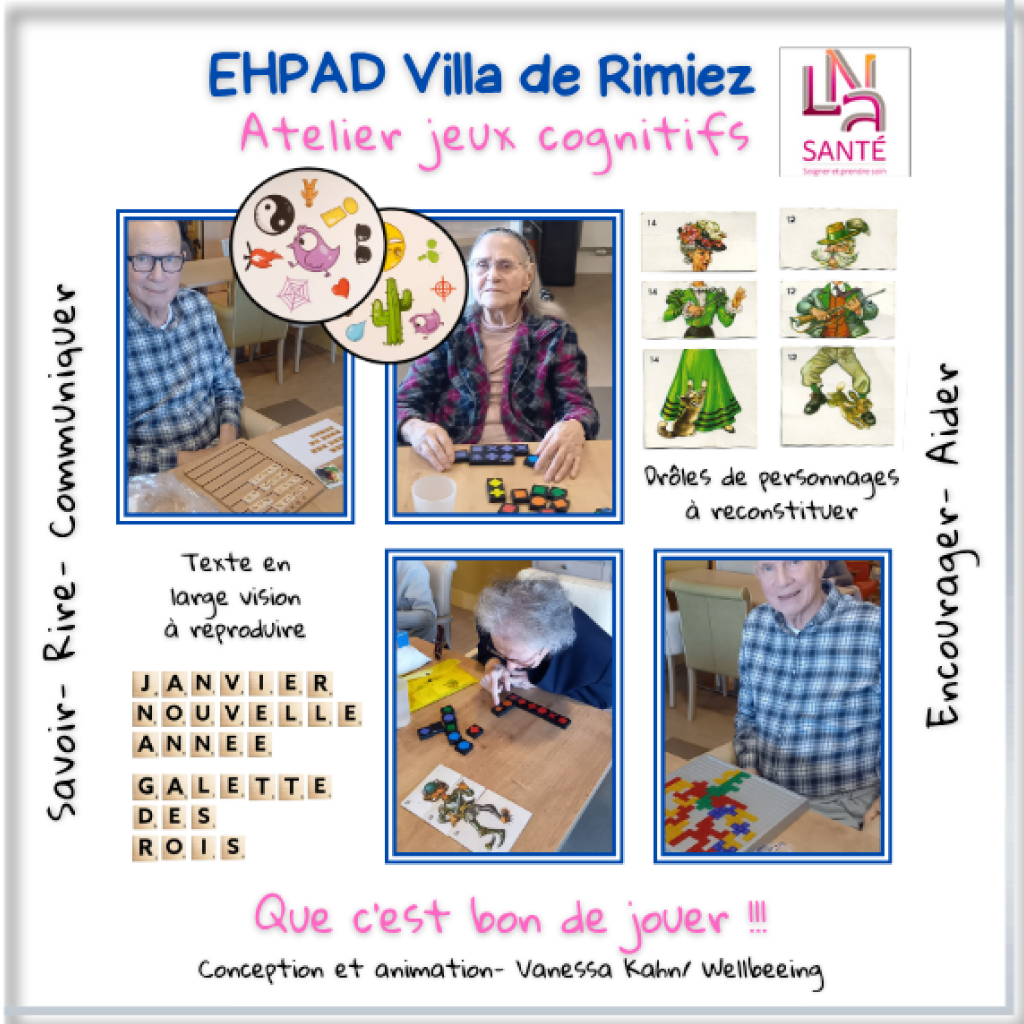 Carrousel - Accompagnement des personnes agées : Atelier jeux cognitifs