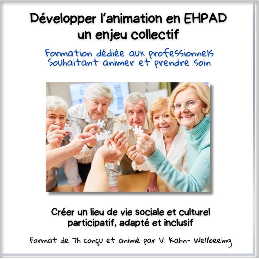 Carousel - Formation en entreprise : Développer l'animation en EHPAD un enjeu collectif